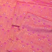 pink resham jamawar fabric